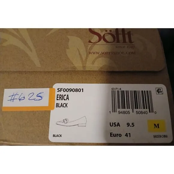 Sofft Women's Erica Midnight Size 9.5 M STYLE-SG009-0801 SLIP ON NEW IN BOX #625