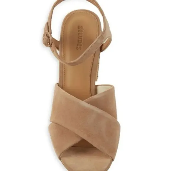 SOLUDOS OLIVIA SUEDE SANDALS SIZE 11