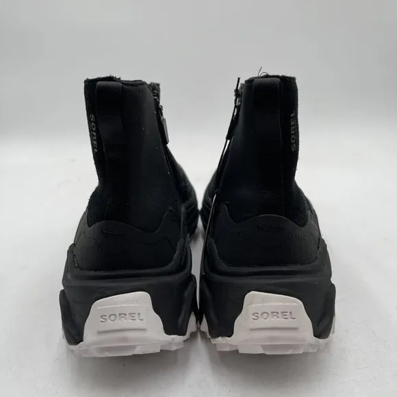 Sorel Black Sneakers with Stretchy Slip-On Design