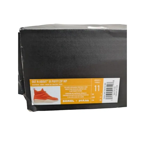 Sorel Out N About™ III Puffy Zip Boots New In Box $150 MSRP Women's 11