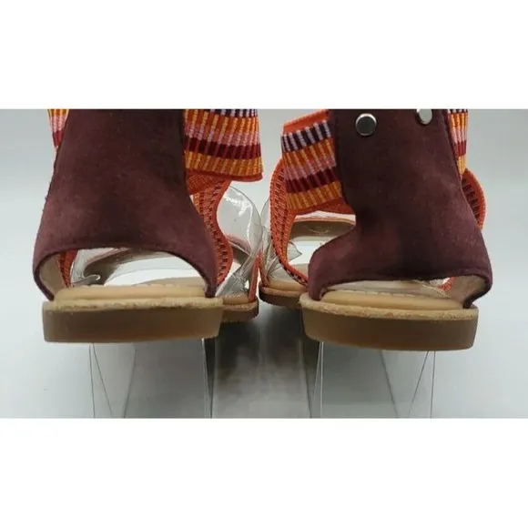 Sorel Women’s Size 6 Ella orange Ankle Scrappy Sandals New