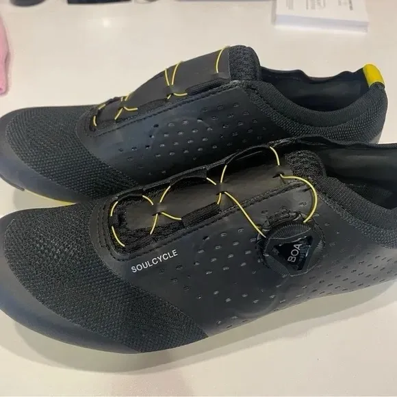 SoulCycle Black and Yellow Spin Shoes