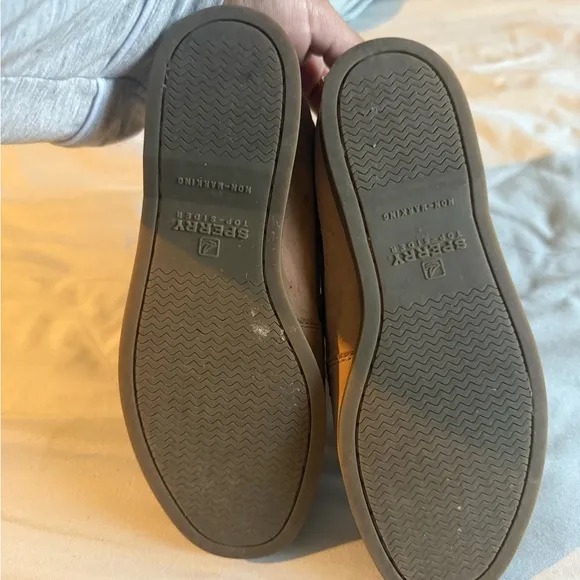 Sperry Kids Tan Boat Shoes