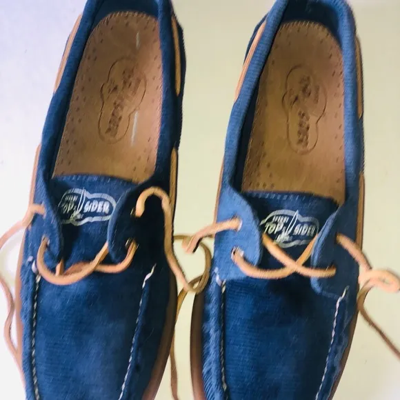 Sperry navy blue classic top sider shoes
