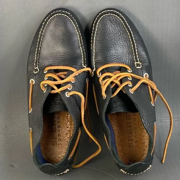 Sperry Top Sider Black Leather Chukka Boot shoes Men’s Size 11