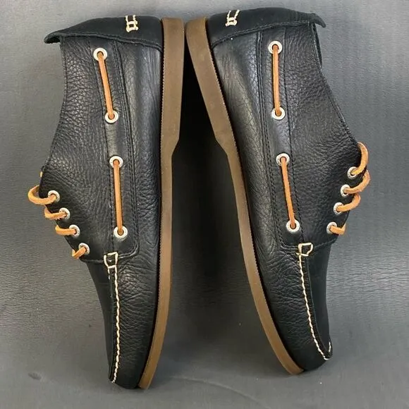 Sperry Top Sider Black Leather Chukka Boot shoes Men’s Size 11