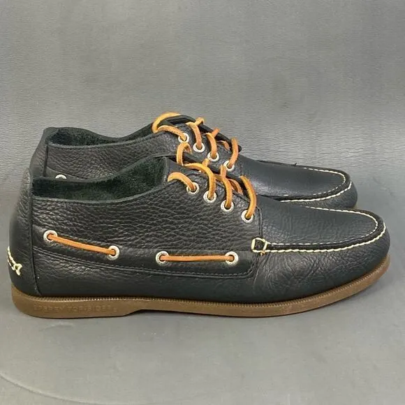 Sperry Top Sider Black Leather Chukka Boot shoes Men’s Size 11