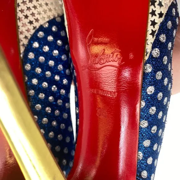 🌷❤️‍🔥SPRING SALE 🔥 FINAL PRICE🌷💥Christian Louboutin Lady Peep 150 Sling 36