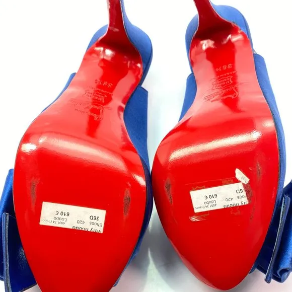 🌷❤️‍🔥SPRING SALE 🔥 FINAL PRICE🌷💥Christian Louboutin Vendome Nodo 120 36.5