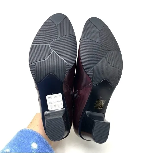 Spring Step Azzuro Bootie in Bordeaux leather