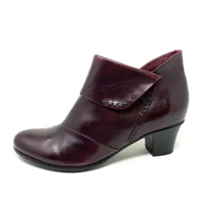Spring Step Azzuro Bootie in Bordeaux leather