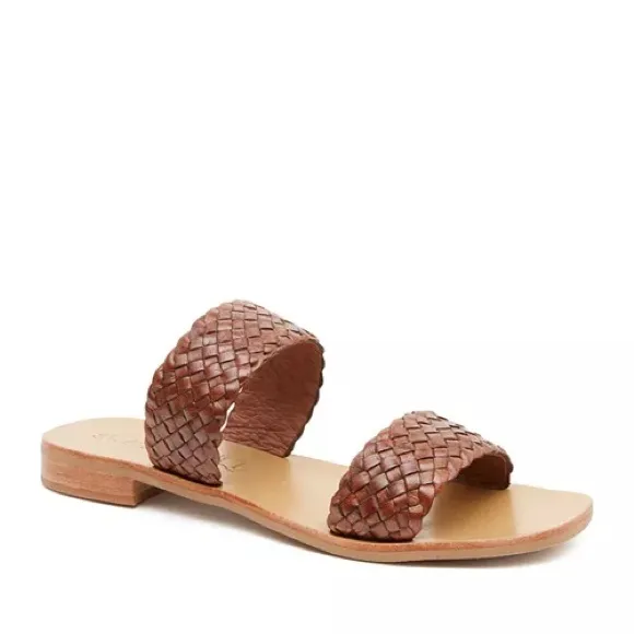 St. Agni Piers Woven Slide Sandals Sz 39