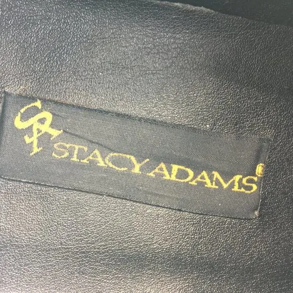 Stacy Adams Men's Black Leather Slip-On Shoe Size 11