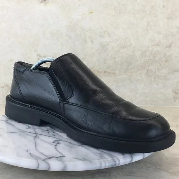 Stacy Adams Men's Black Leather Slip-On Shoe Size 11