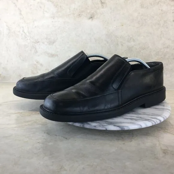 Stacy Adams Men's Black Leather Slip-On Shoe Size 11