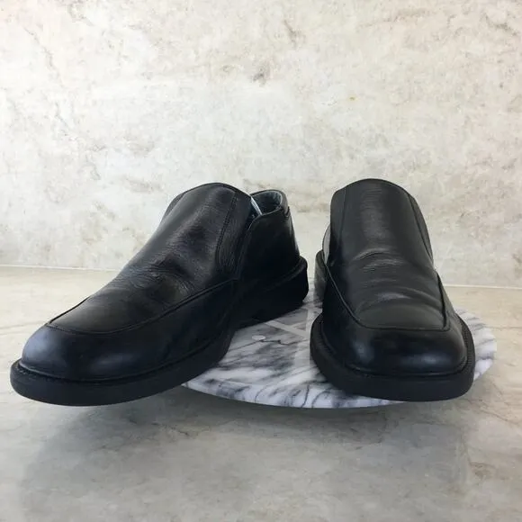 Stacy Adams Men's Black Leather Slip-On Shoe Size 11