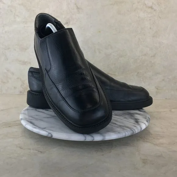 Stacy Adams Men's Black Leather Slip-On Shoe Size 11