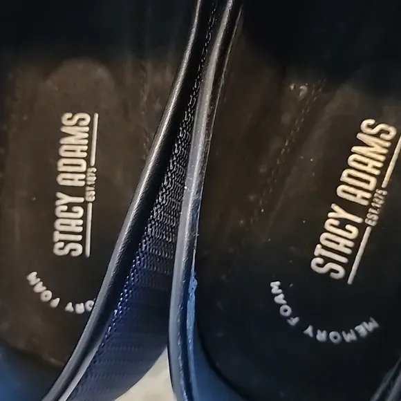 Stacy Adams Men's Dark Blue Loafers Shoes Brand New No Tag
