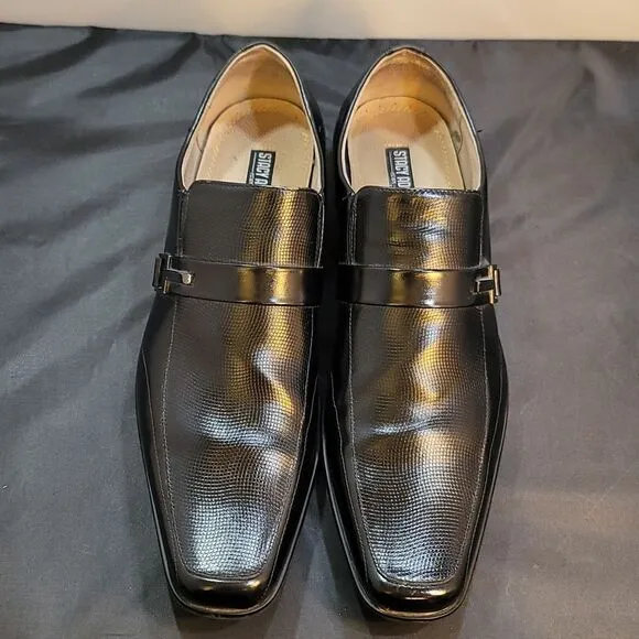 STACY ADAMS MEN'S BEAU MOC TOE BIT SLIP-ON LOAFER