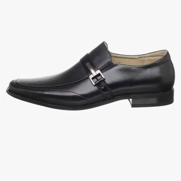 STACY ADAMS MEN'S BEAU MOC TOE BIT SLIP-ON LOAFER