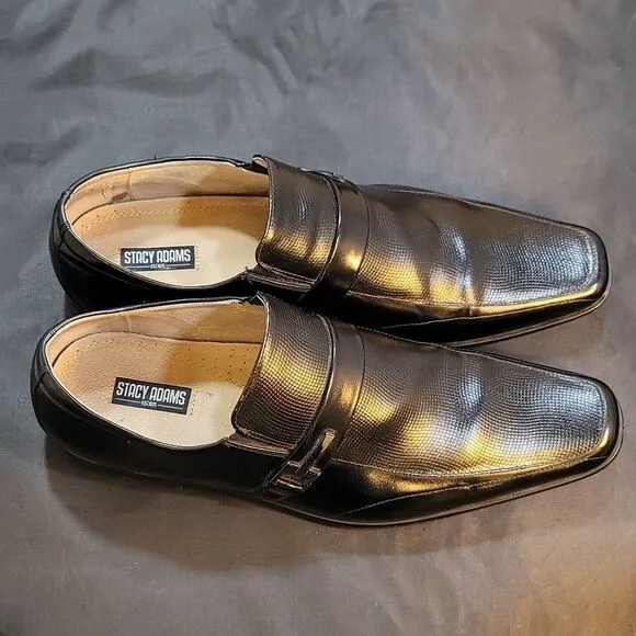 STACY ADAMS MEN'S BEAU MOC TOE BIT SLIP-ON LOAFER