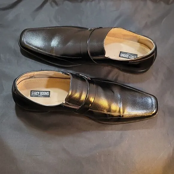 STACY ADAMS MEN'S BEAU MOC TOE BIT SLIP-ON LOAFER