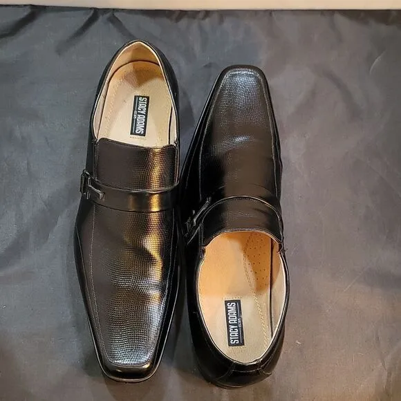 STACY ADAMS MEN'S BEAU MOC TOE BIT SLIP-ON LOAFER