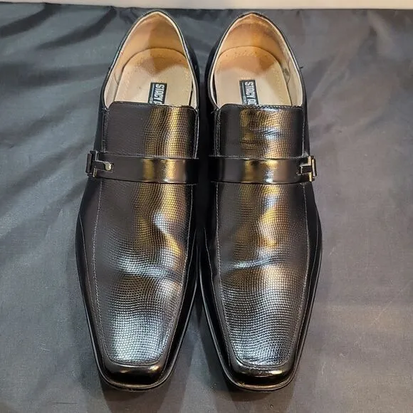 STACY ADAMS MEN'S BEAU MOC TOE BIT SLIP-ON LOAFER
