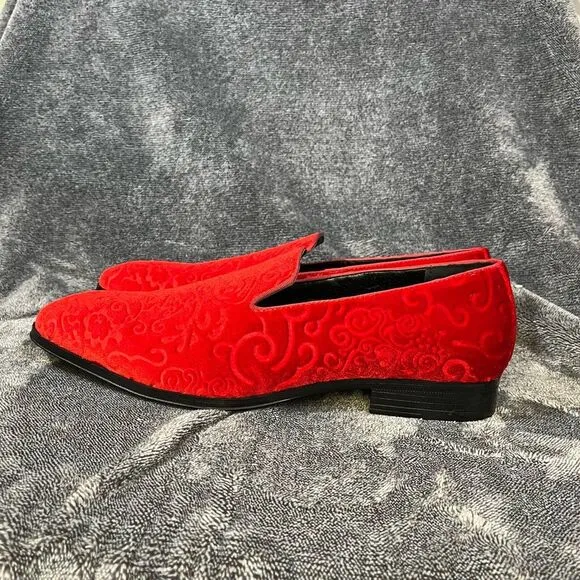 Stacy Adam’s Saunders Velour Slip-On Men’s 12