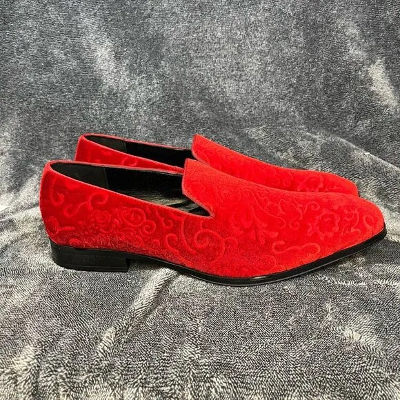 Stacy Adam’s Saunders Velour Slip-On Men’s 12