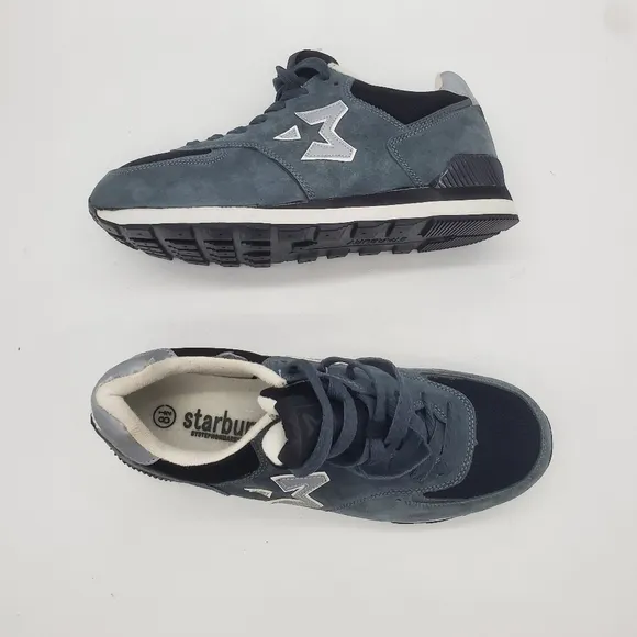 Starbury Classic Runner Suede Trainers Men's 12 Shoes Grey Silver 2024