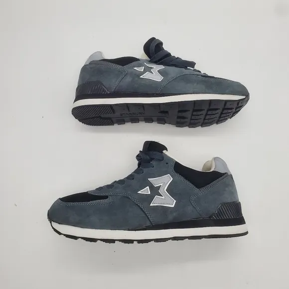 Starbury Classic Runner Suede Trainers Men's 12 Shoes Grey Silver 2024