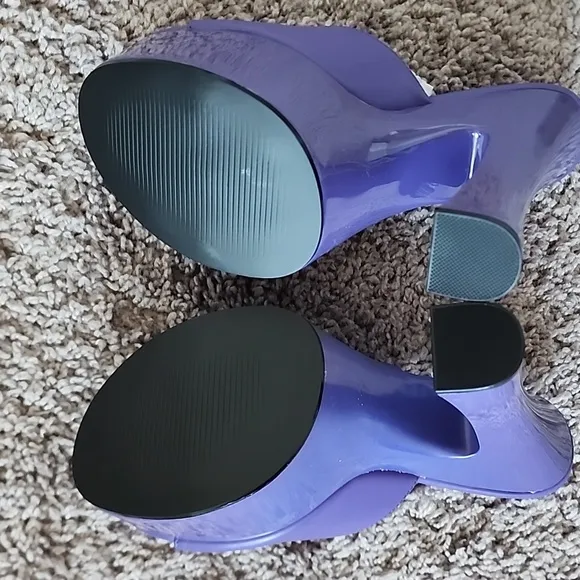 Steve Madden Bristal purple slip on platform shoes-6