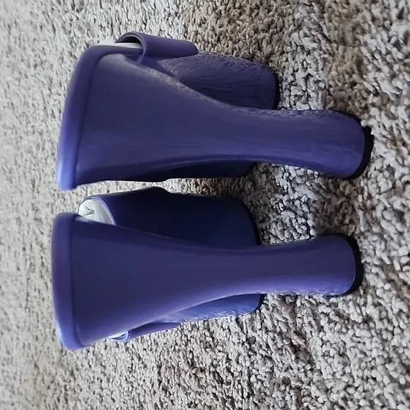 Steve Madden Bristal purple slip on platform shoes-6