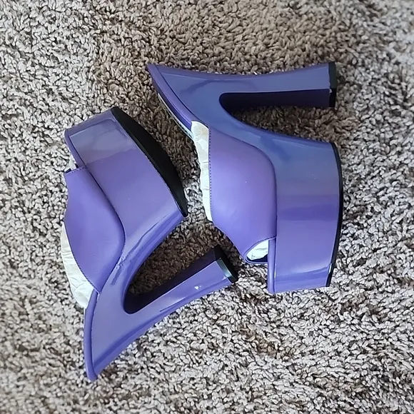 Steve Madden Bristal purple slip on platform shoes-6