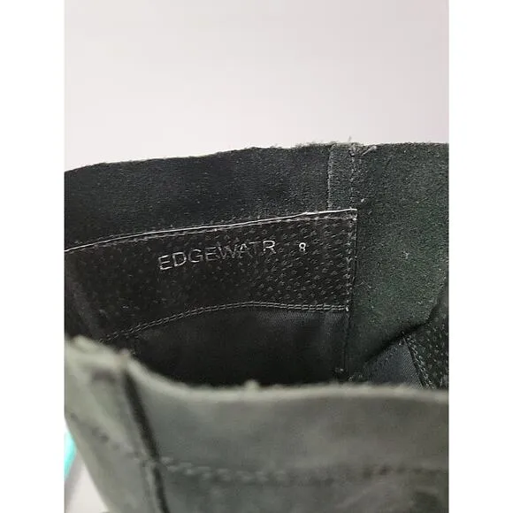 Steve Madden Edgewater Women's Zip Leather Biker Boho Harness Boots Size 8