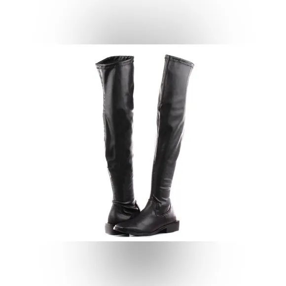 Steve Madden | Expedite Over The Knee Boots RARE In Black Paris Size 7.5 NEW