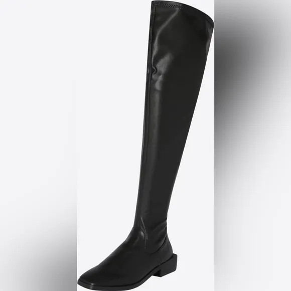 Steve Madden | Expedite Over The Knee Boots RARE In Black Paris Size 7.5 NEW