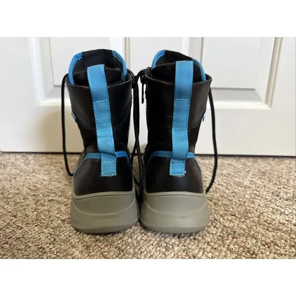 Steve Madden Mens Zenith Faux Leather Zipper High-Top Sneakers Shoes 9M