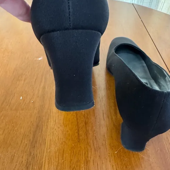 Stuart Weitzman Black block heel pumps Shoes size 7.5