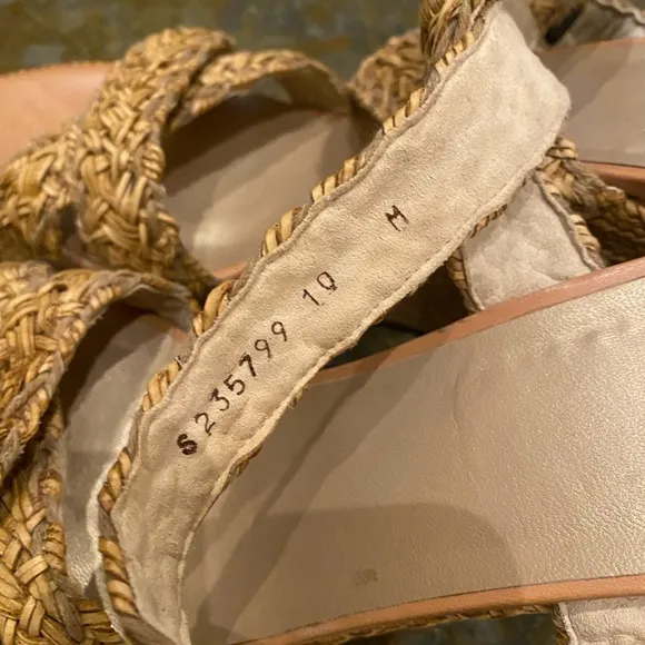 Stuart Weitzman Woven Wedge Sandal