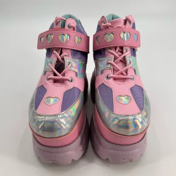 Sugar Thrillz Fairywalker Chunky Platform Rave Shoes Sneakers Size 8