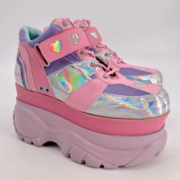 Sugar Thrillz Fairywalker Chunky Platform Rave Shoes Sneakers Size 8