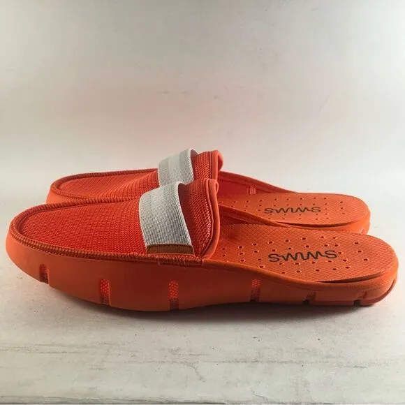 Swims Mens Slide Loafers Slip On Shoes Orange Size 9