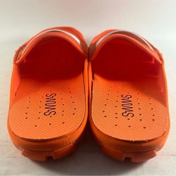 Swims Mens Slide Loafers Slip On Shoes Orange Size 9