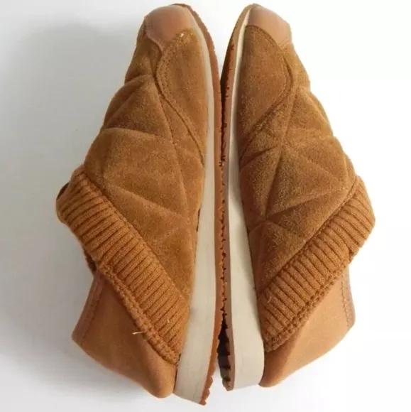 Teva Ember Moc Suede Quilted Slip On Shoes