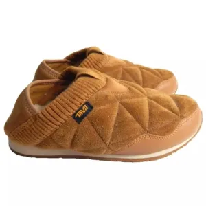 Teva Ember Moc Suede Quilted Slip On Shoes