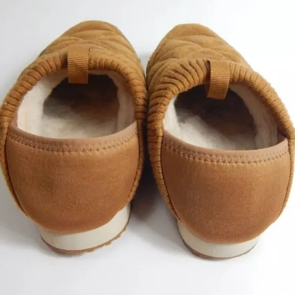 Teva Ember Moc Suede Quilted Slip On Shoes