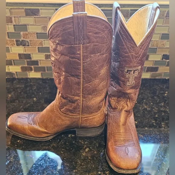 👆TEXAS TECH👆 NCAA GAMEDAY Western Cowboy Boots- Men's 10 1/2 D