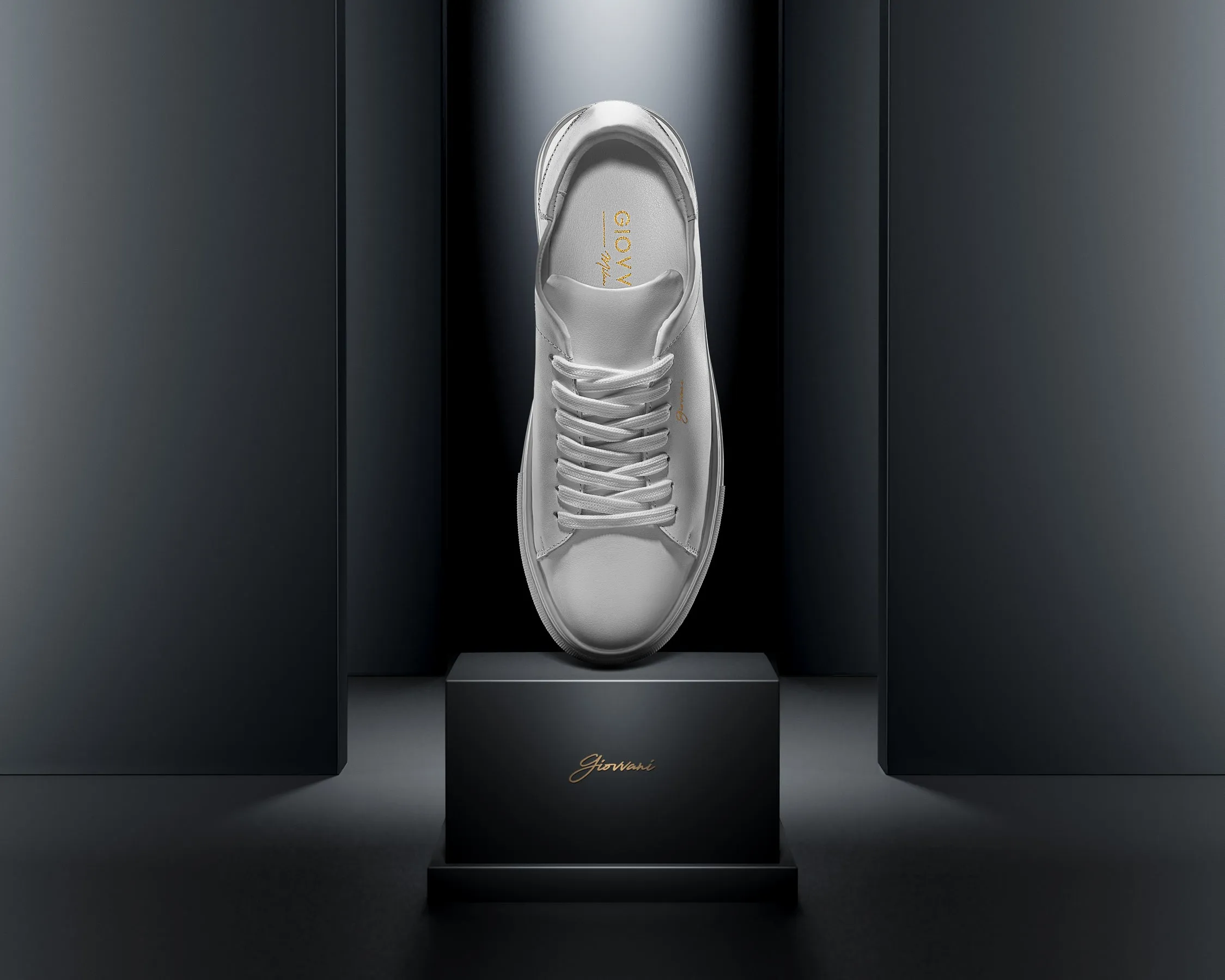 The Lorenzo - White Leather / White Sole